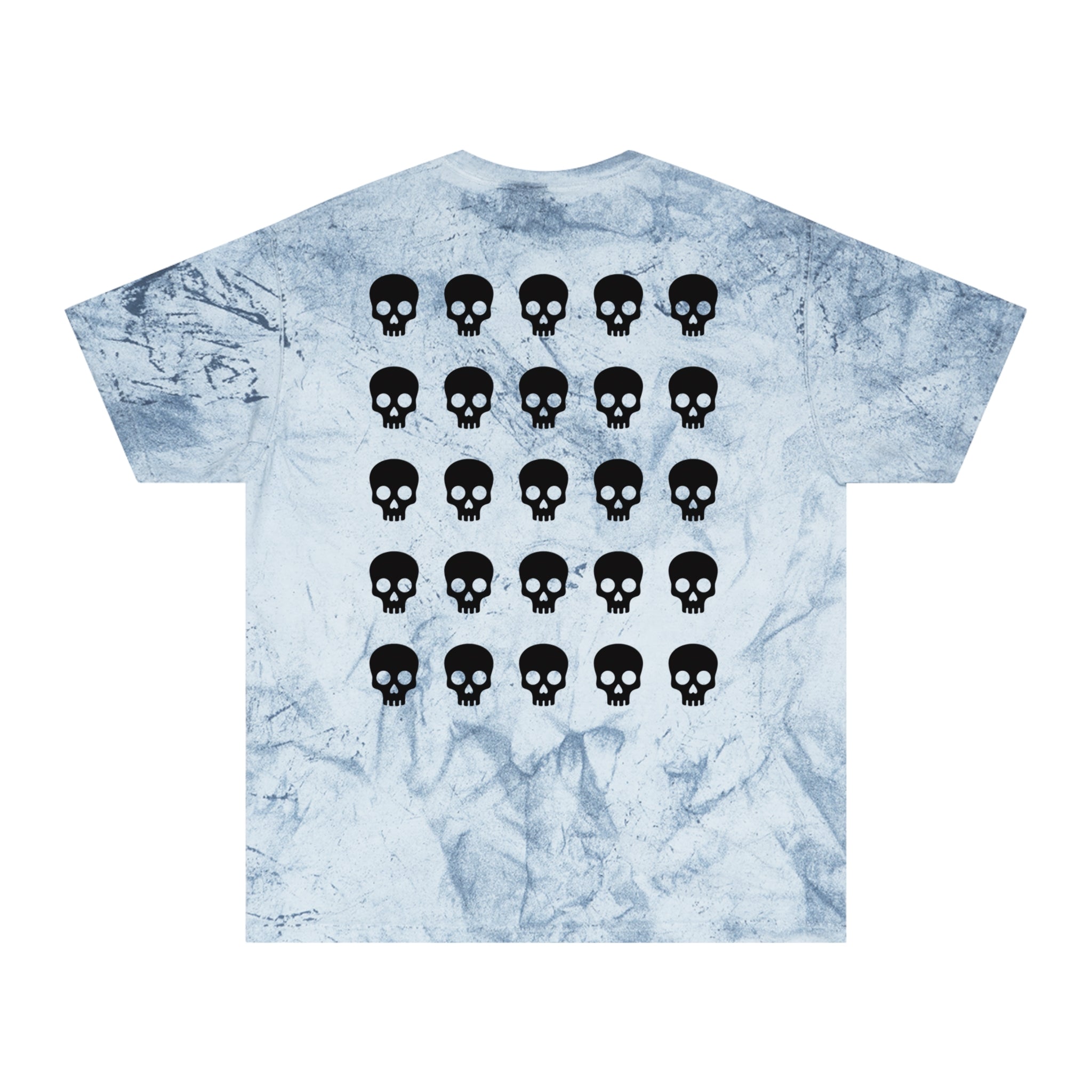 Tie-Dye Skull & UFO Tee — “MISMADE” Graphic T-Shirt