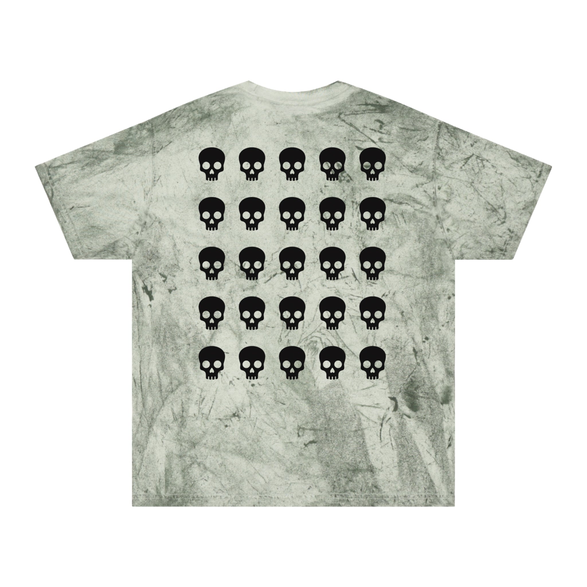 Tie-Dye Skull & UFO Tee — “MISMADE” Graphic T-Shirt