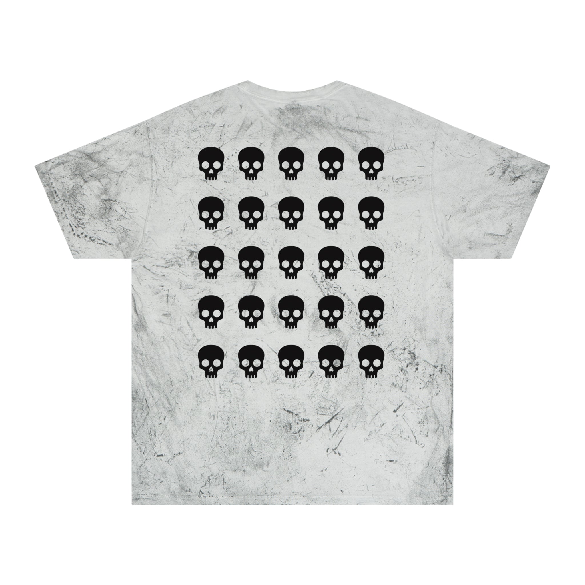 Tie-Dye Skull & UFO Tee — “MISMADE” Graphic T-Shirt