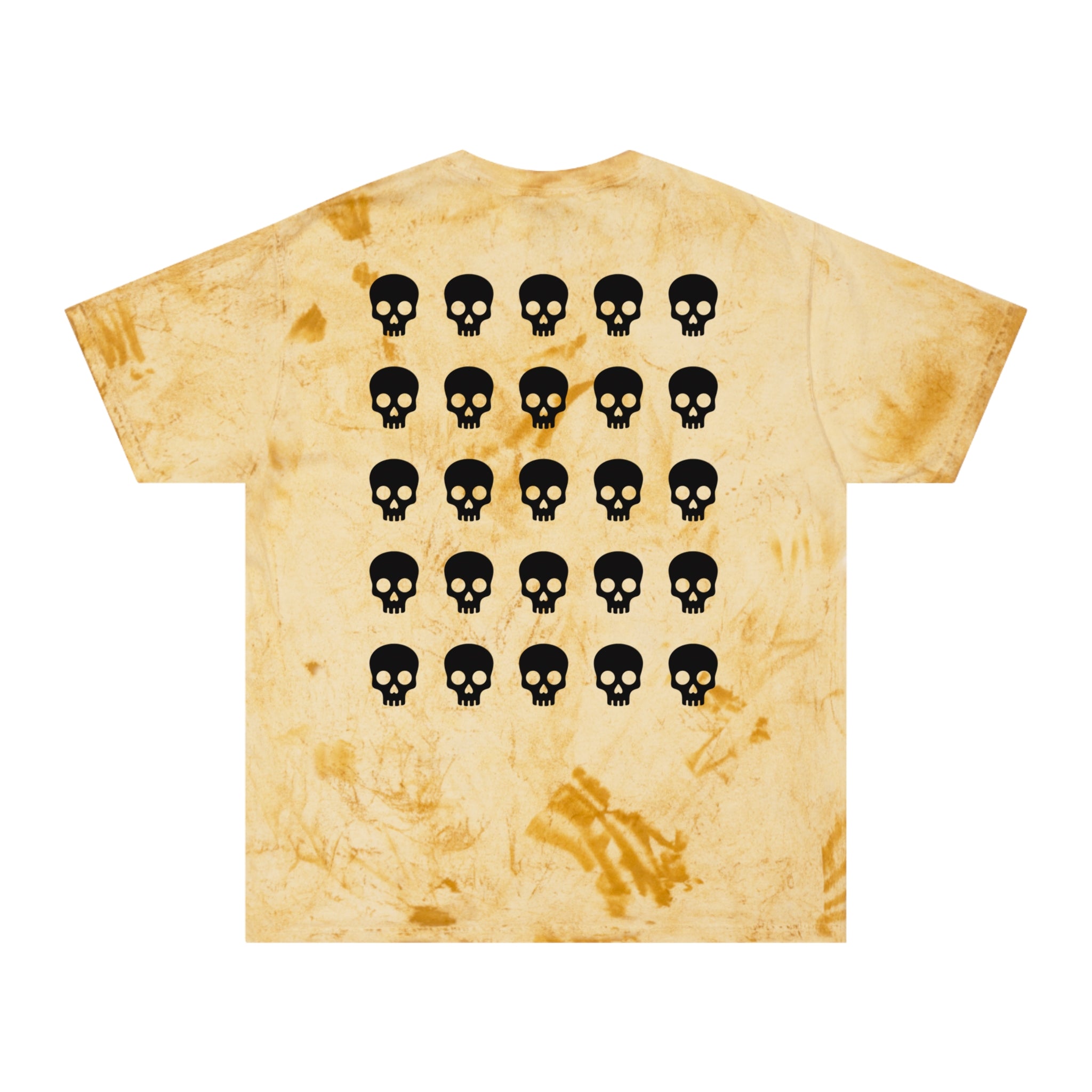 Tie-Dye Skull & UFO Tee — “MISMADE” Graphic T-Shirt
